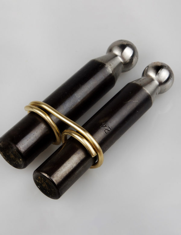 Bague double en laiton poli