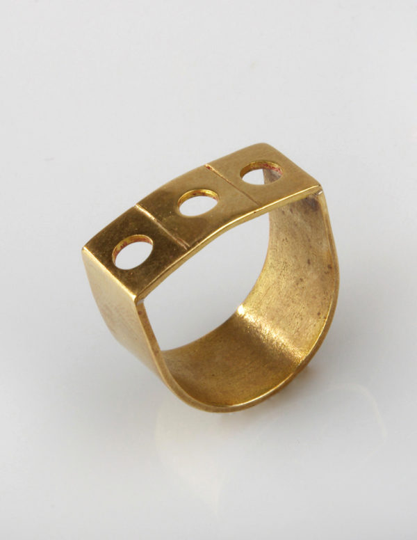 Bague en laiton percé