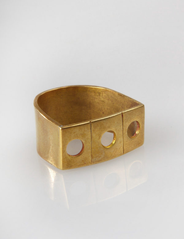 Bague en laiton percé